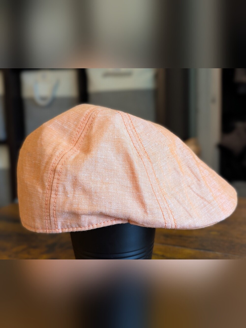 Lids Linen Cotton NEW Newsboy Flat Cap S/M Cabbie Gatsby Driving Golf Ivy Hat